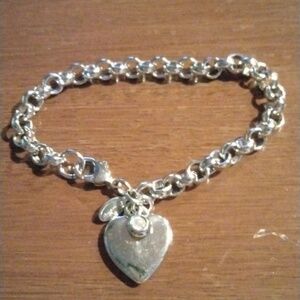 Park Lane Cherish Heart Silver Bracelet